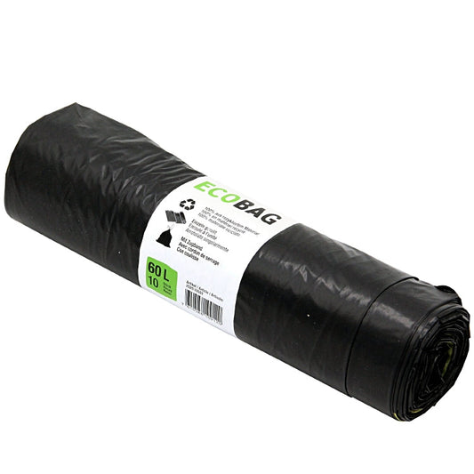 Basicmed Kehrichtsack 60L schwarz