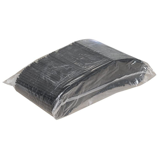 Basicmed Trinkhalme 21cm, schwarz