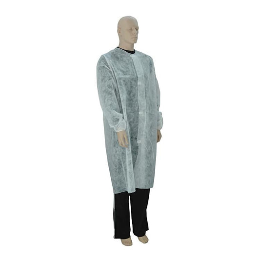 Basicmed Besuchermantel Herren weiss