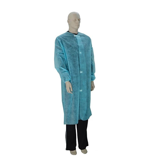 Basicmed Besuchermantel Herren blau