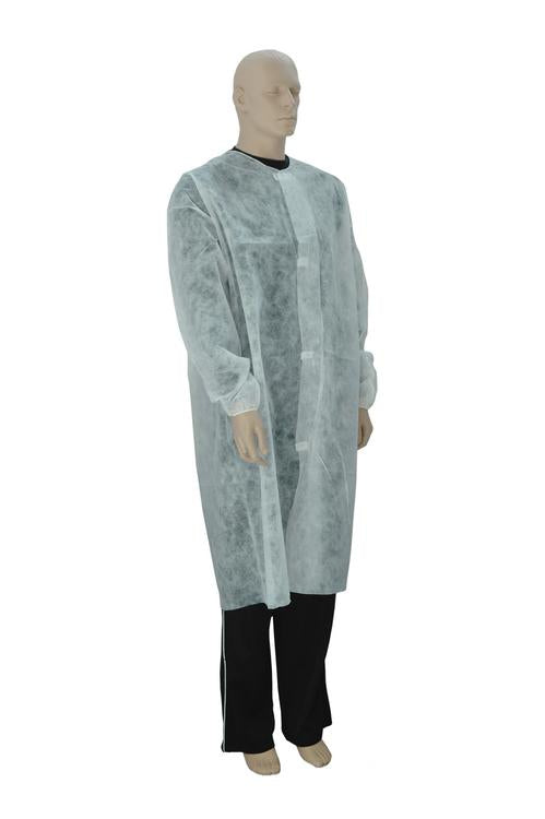 Basicmed Besuchermantel Damen weiss