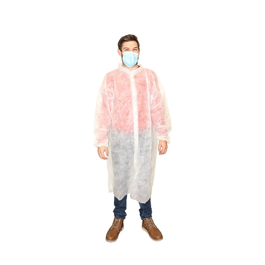 Basicmed Besuchermantel Herren weiss K