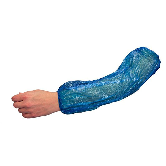 Basicmed Aermelschoner PE blau 40x20 MM