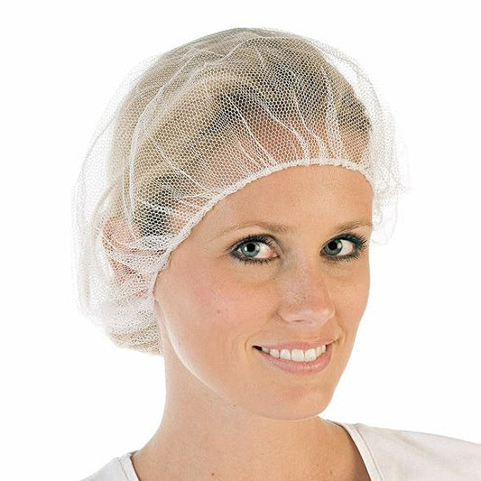 Basicmed Hauben Nylon Weiss 60cm