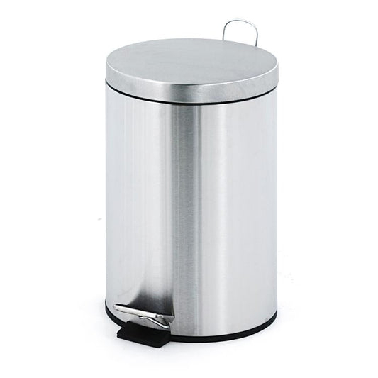 Basicmed Treteimer 12L Edelstahl