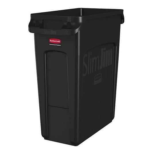 Basicmed Abfalleimer 60L Schwarz