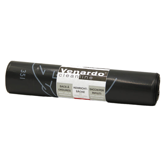 Basicmed Kehrichtsack 35L/schwarz