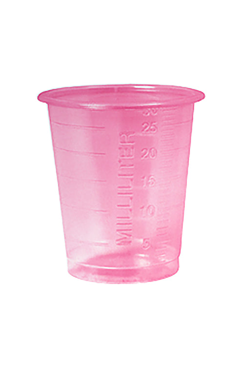 Basicmed Medizinbecher rot 30ml
