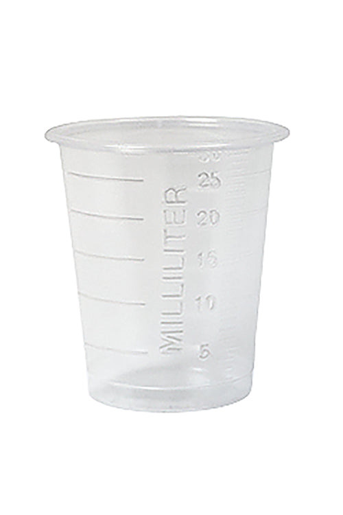Basicmed Medizinbecher transparent 30ml