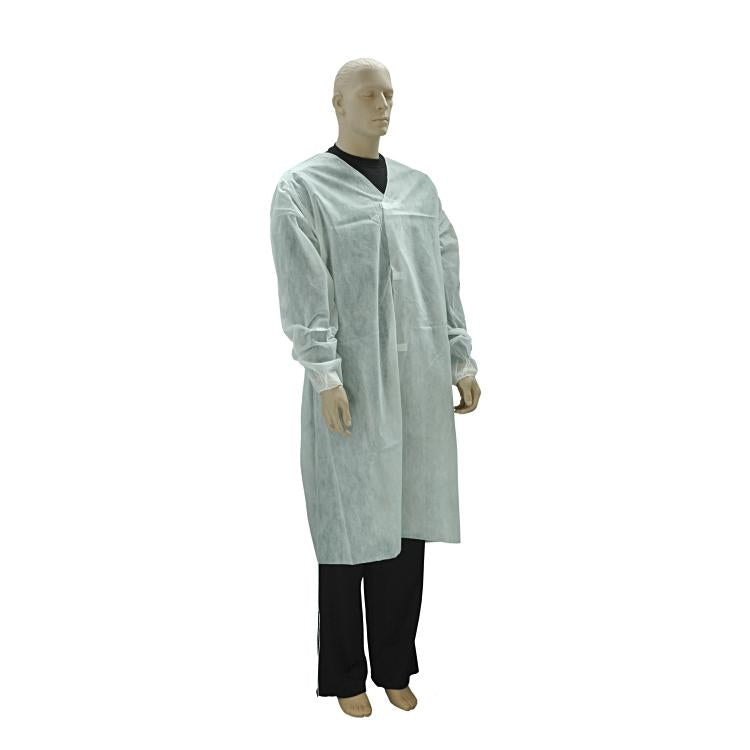 Basicmed Besuchermantel weiss Herren