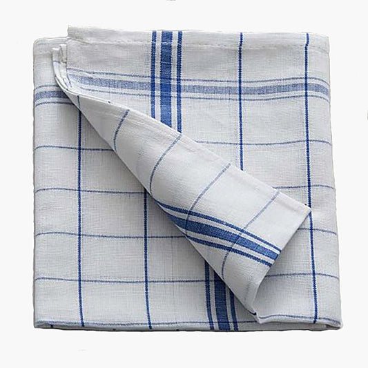 Basicmed Geschirrtuch weiss/blau