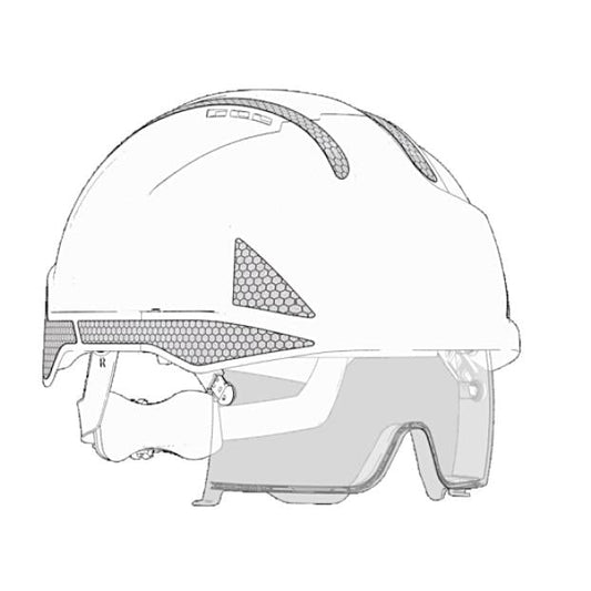 Basicmed Reflektionsstreifen für Helme