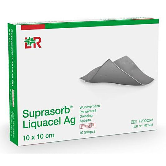 Basicmed Suprasorb Liquacel Ag 15x15 cm