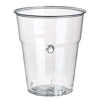Basicmed Trinkbecher PET 0.2 L glasklar