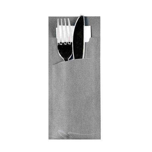 Basicmed Bestecktasche grau 20x8.5cm